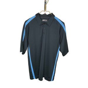 LARGE Nike SS Golf Men's Dri-fit Polo Shirt Navy Blue